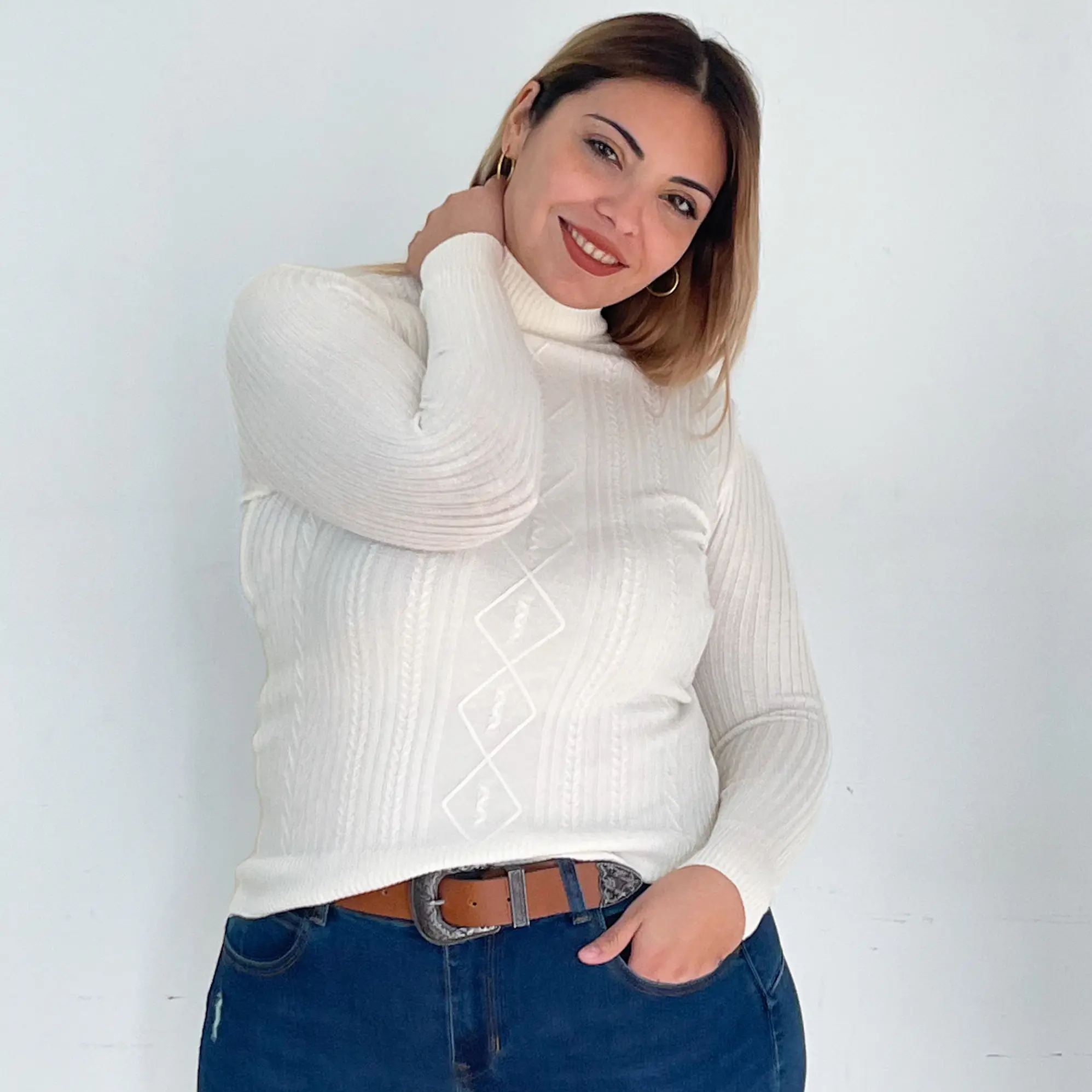 Beatle mujer Trenzas Rombos colores 25