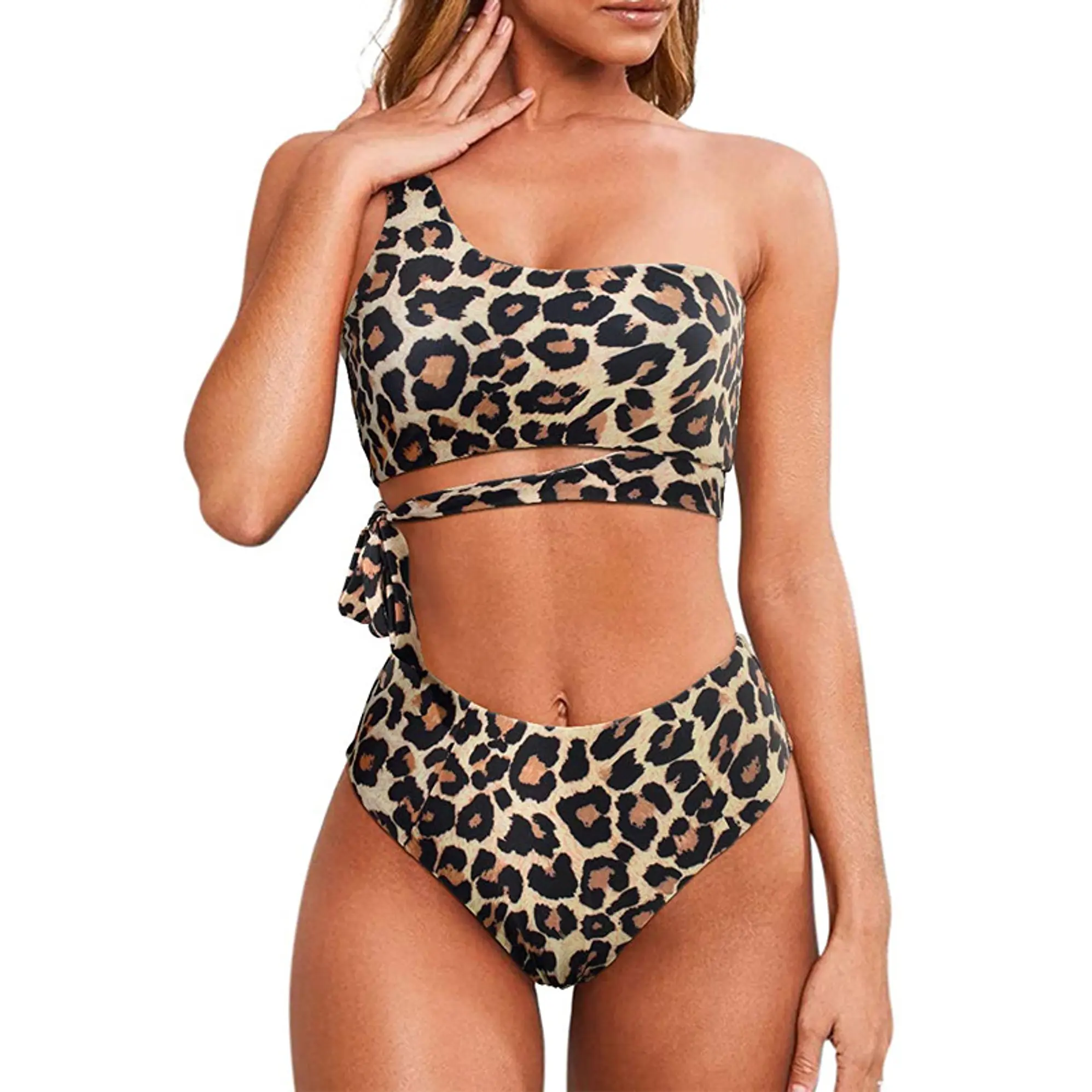 Bikini tiro medio Asimétrico colores 2