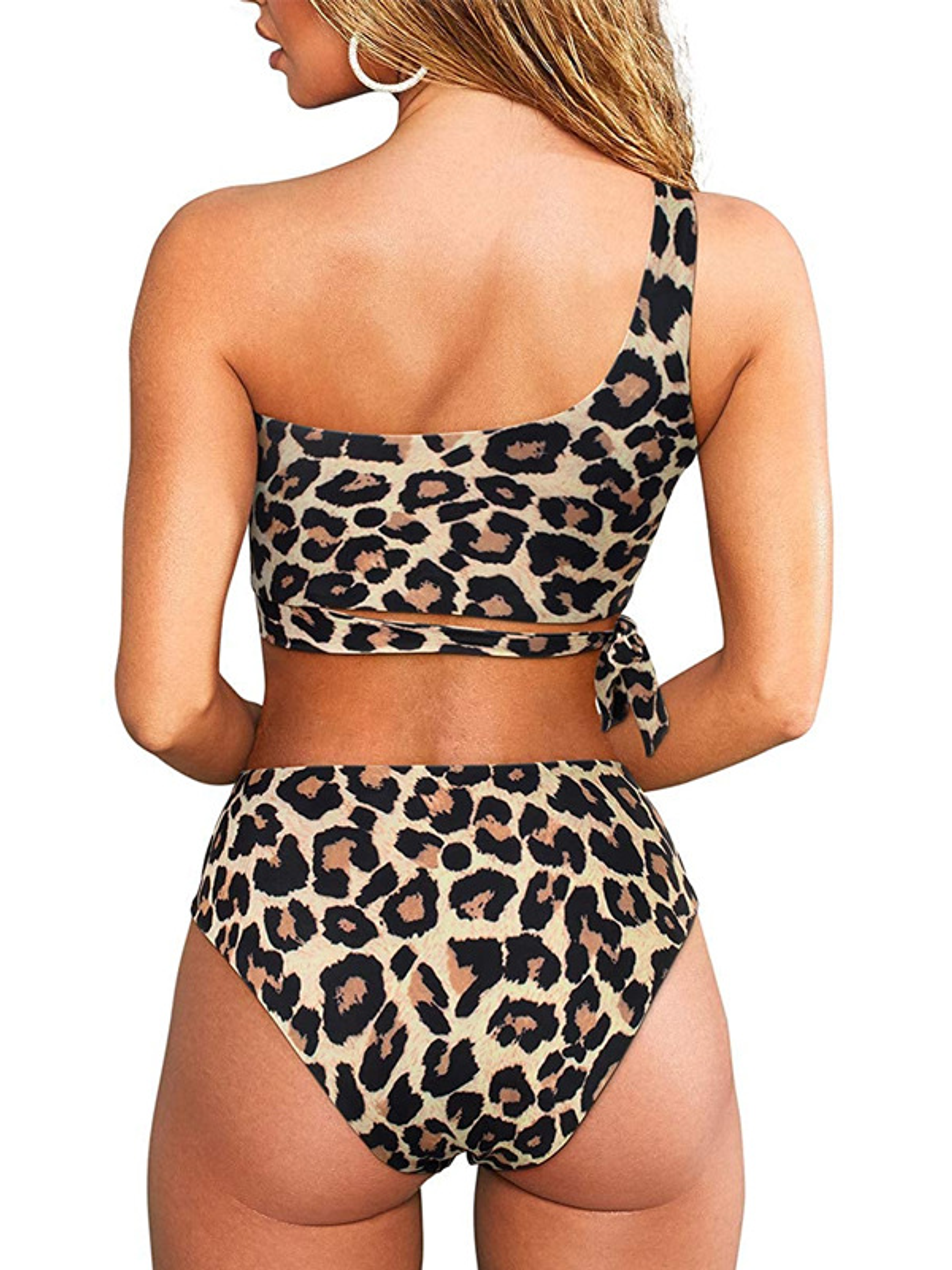 Bikini tiro medio Asimétrico colores 3