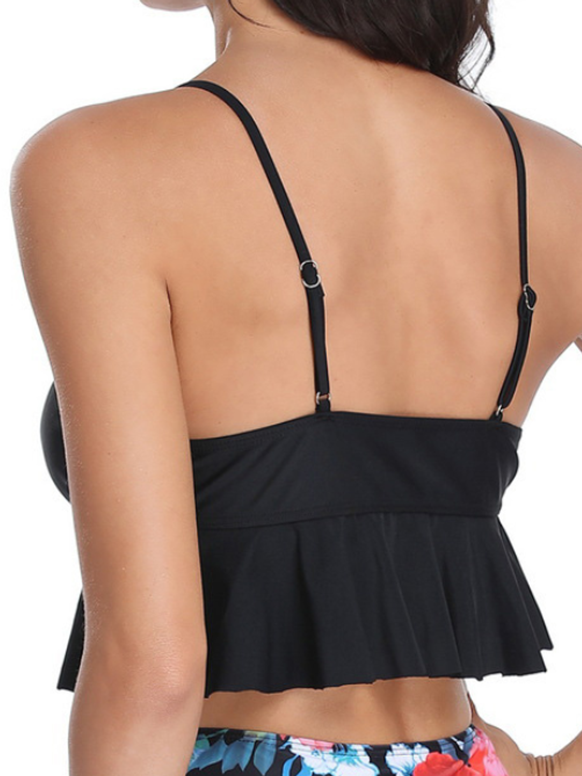 Parte De Arriba Top Traje De Baño Diseño Vuelos 3