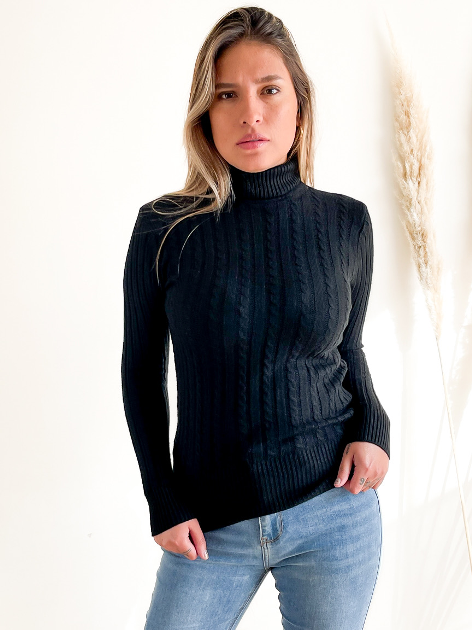 Beatle invierno mujer básico trenzado colores 12