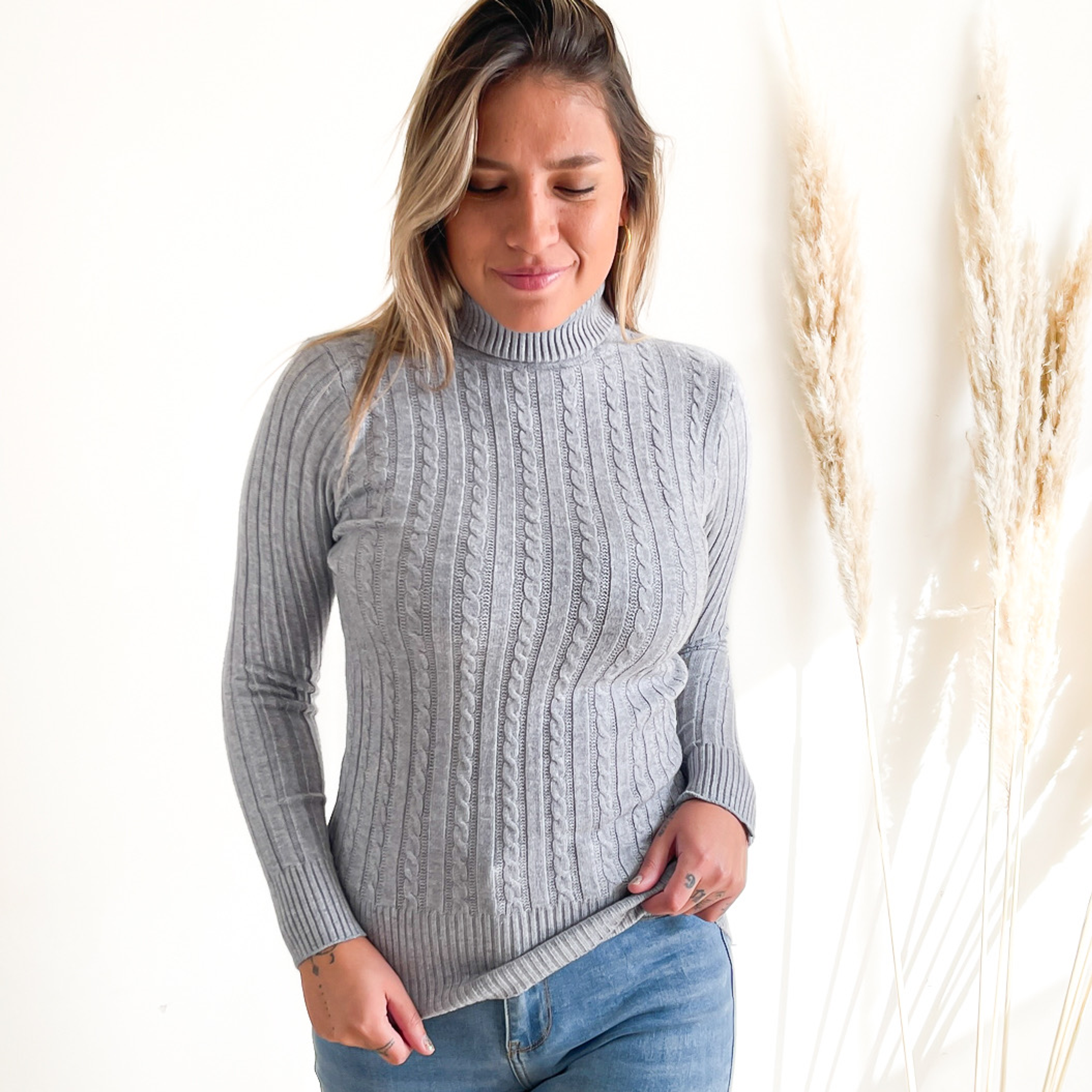 Beatle invierno mujer básico trenzado colores 6