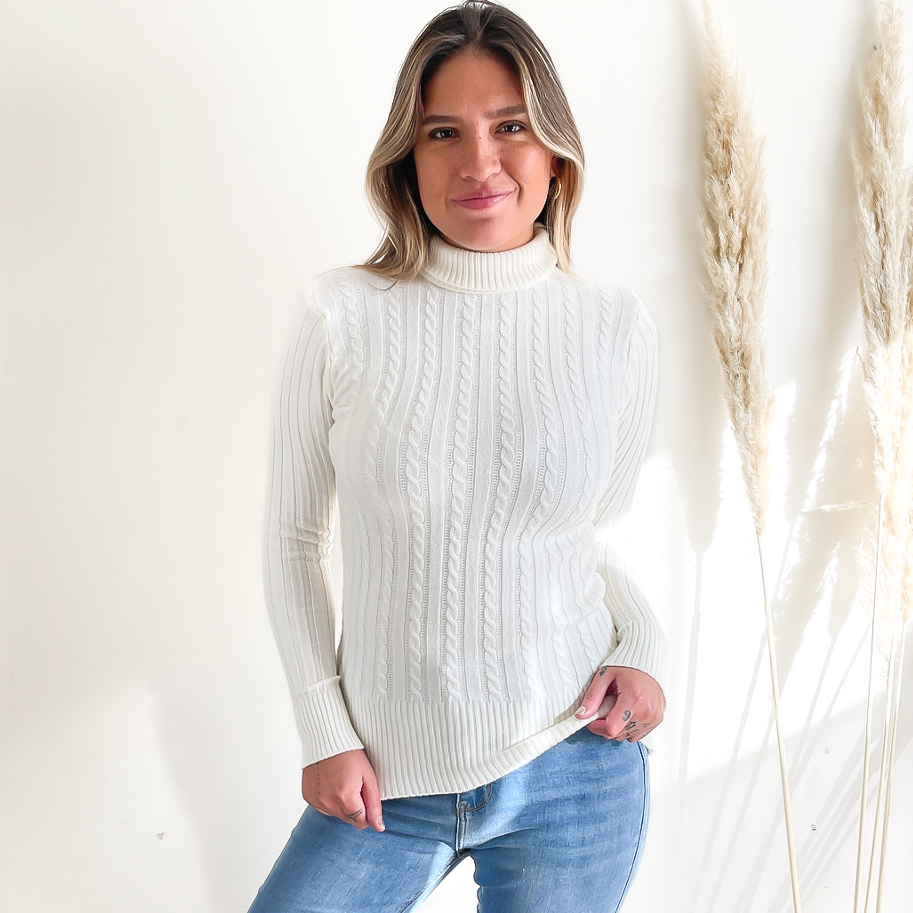 Beatle invierno mujer básico trenzado colores 4