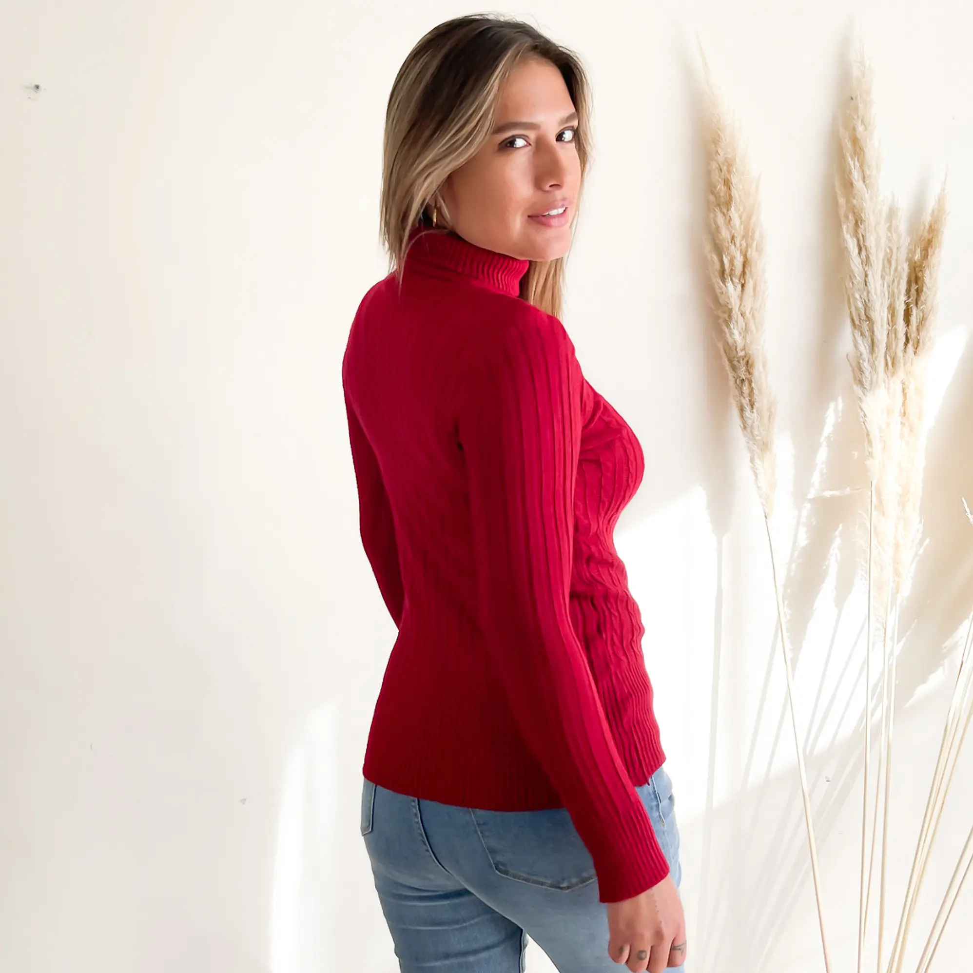 Beatle invierno mujer básico trenzado colores 14