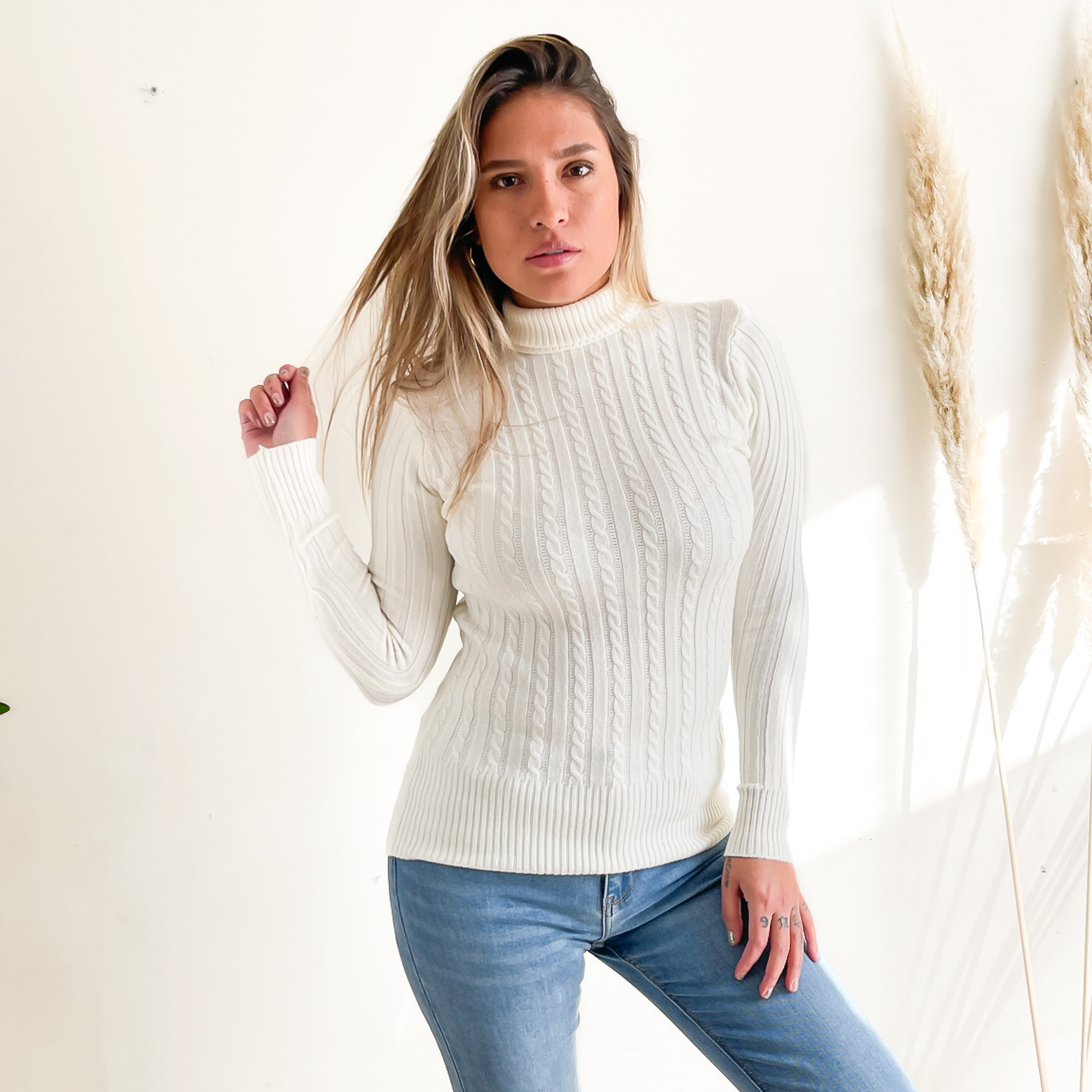 Beatle invierno mujer básico trenzado colores 3