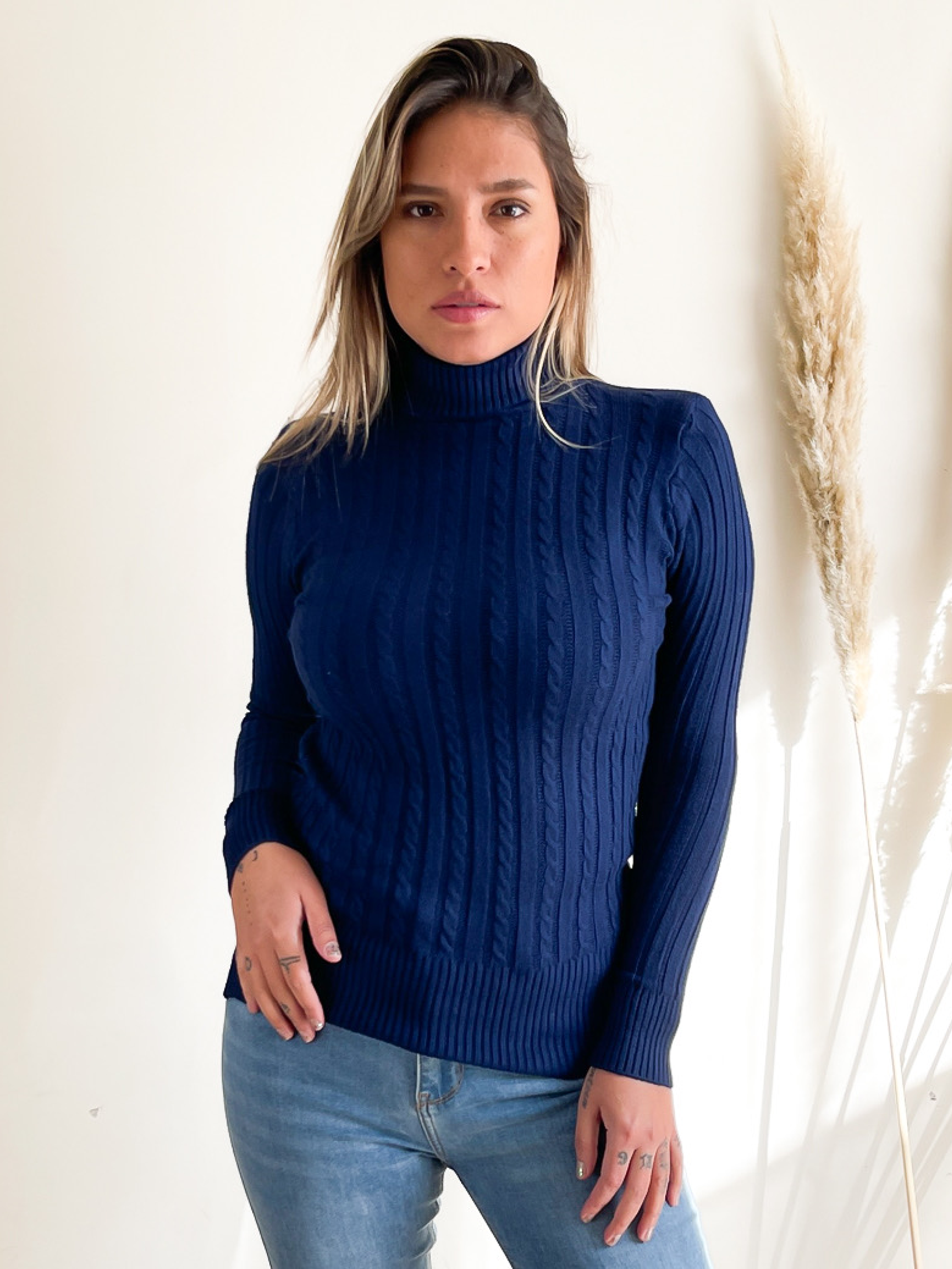 Beatle invierno mujer básico trenzado colores 17