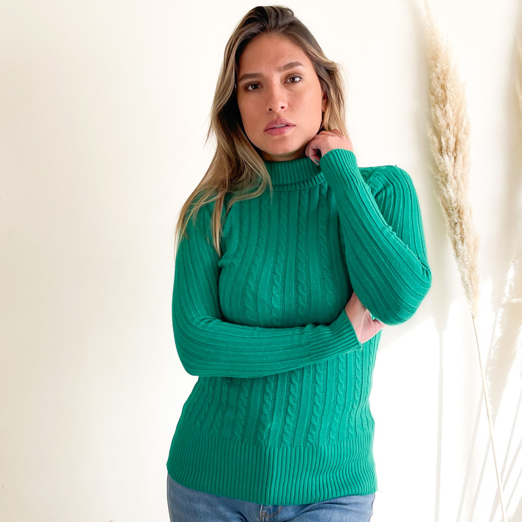 Beatle invierno mujer básico trenzado colores 21