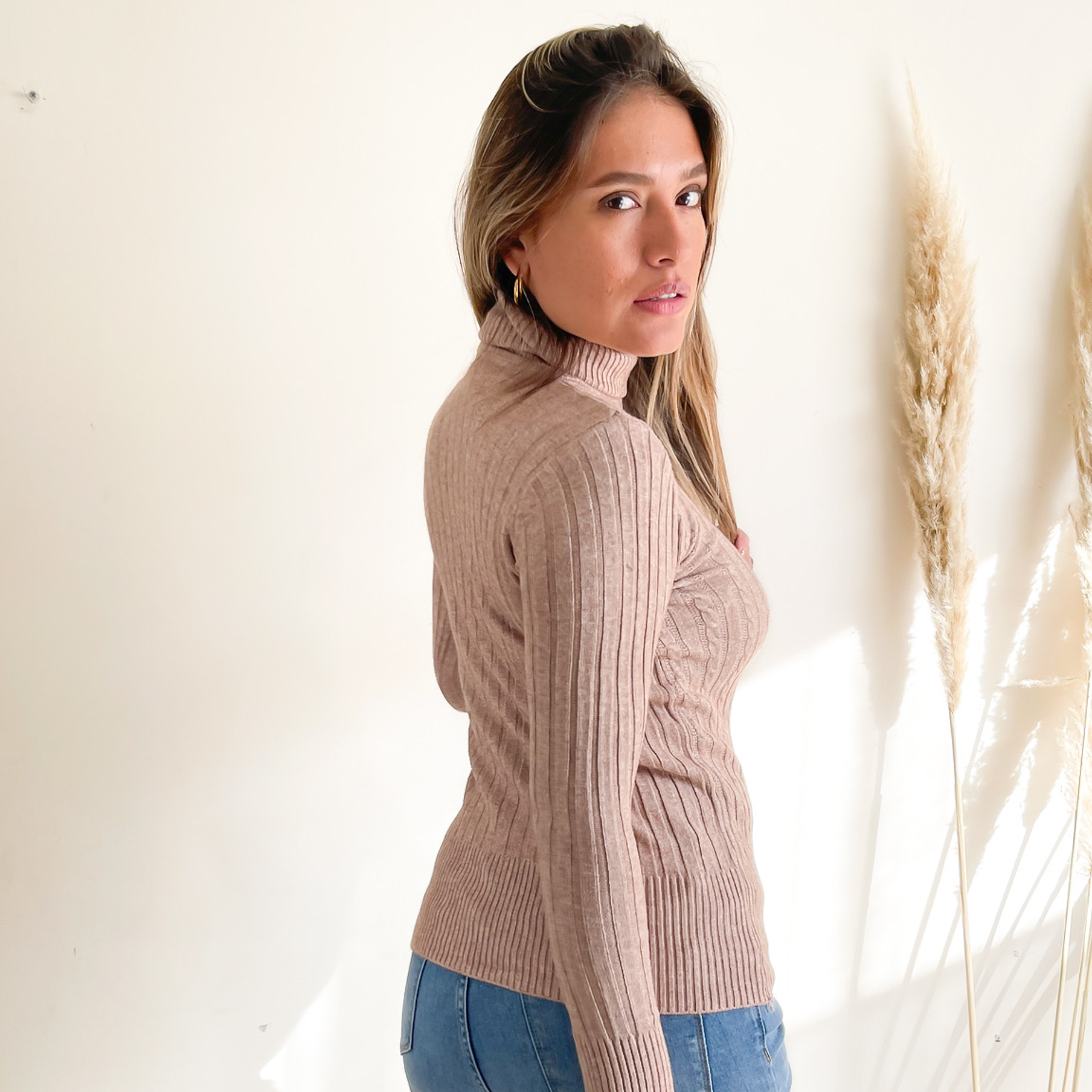 Beatle invierno mujer básico trenzado colores 2