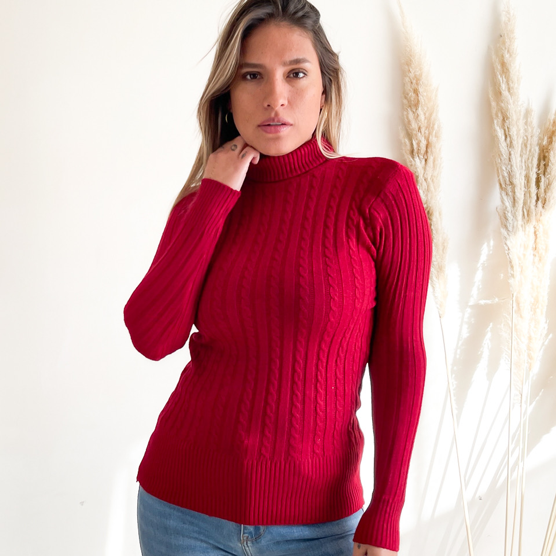 Beatle invierno mujer básico trenzado colores 15