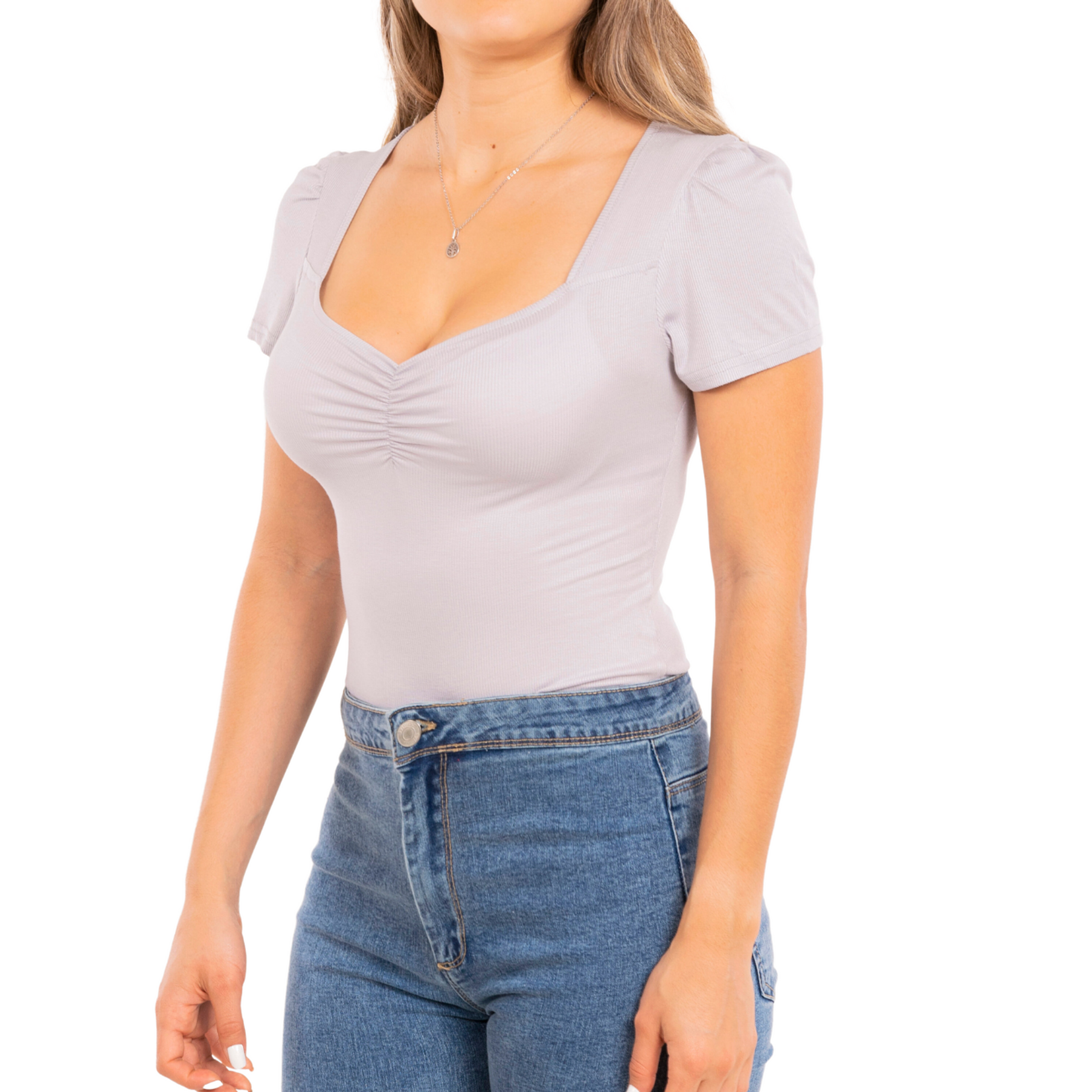 Body mujer escote princesa colores 4