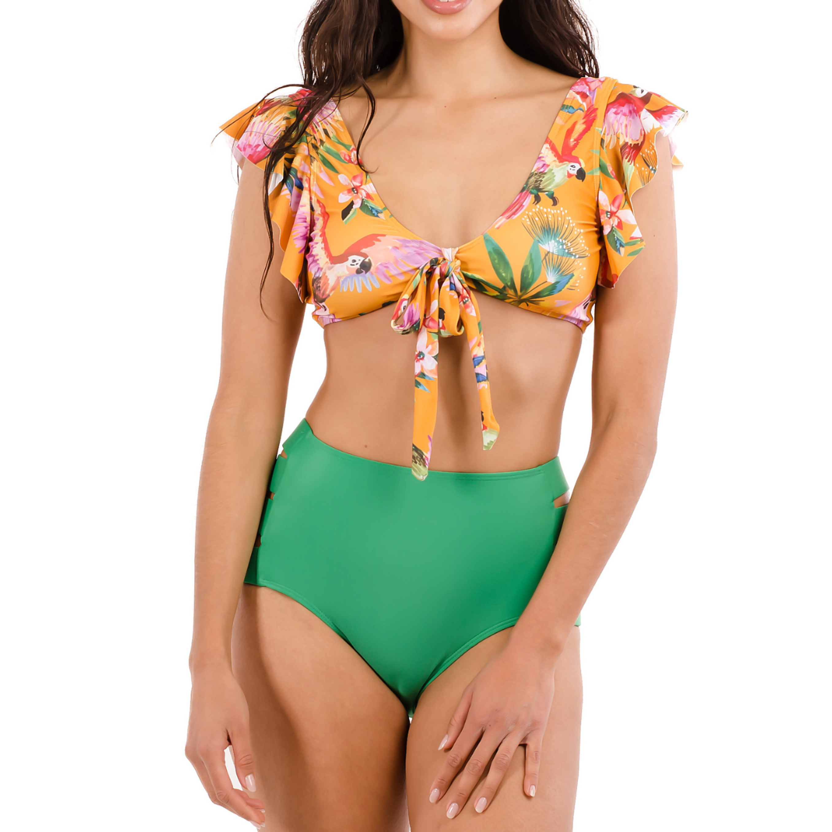 Bikini tiro alto Rio Cut Out 1