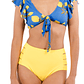 Bikini tiro alto Lemon Cut Out - Miniatura 1