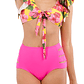 Bikini tiro alto Pink Cut Out - Miniatura 1
