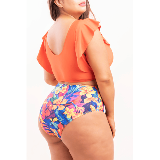 Bikini tiro alto Milena Orange