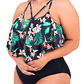 Bikini tiro alto floral Cruzado - Miniatura 2