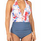 Traje de baño halter escote Floral - Miniatura 1