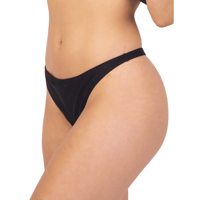 Parte de abajo bikini colaless negro