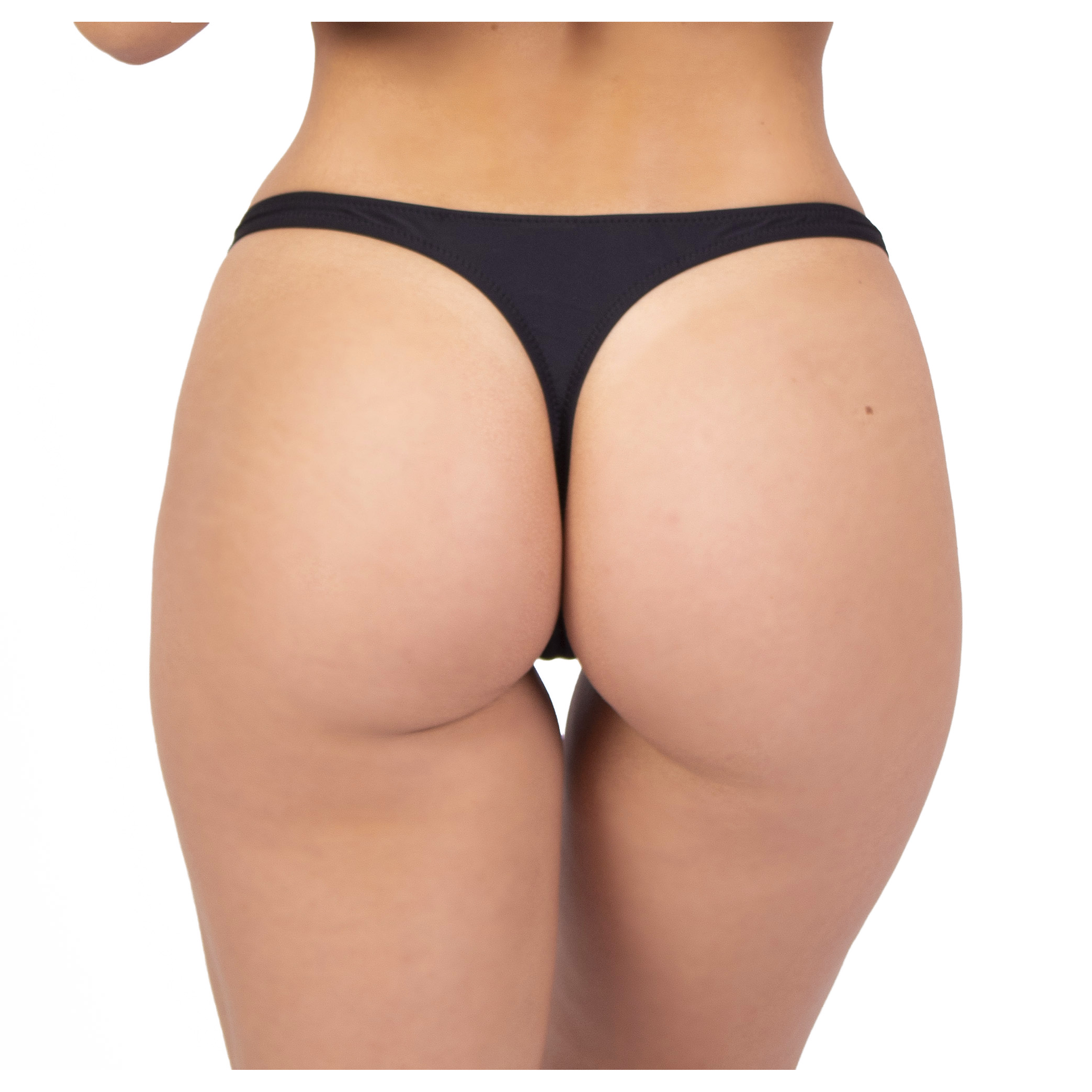 Parte de abajo bikini colaless negro 1