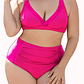 Bikini tiro alto escote V colores - Miniatura 1