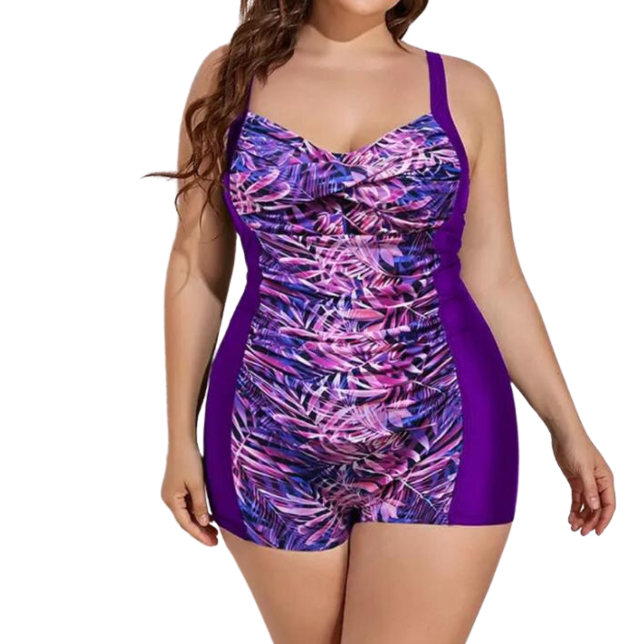 Traje de baño mujer pin up Basic short natación estampados 7