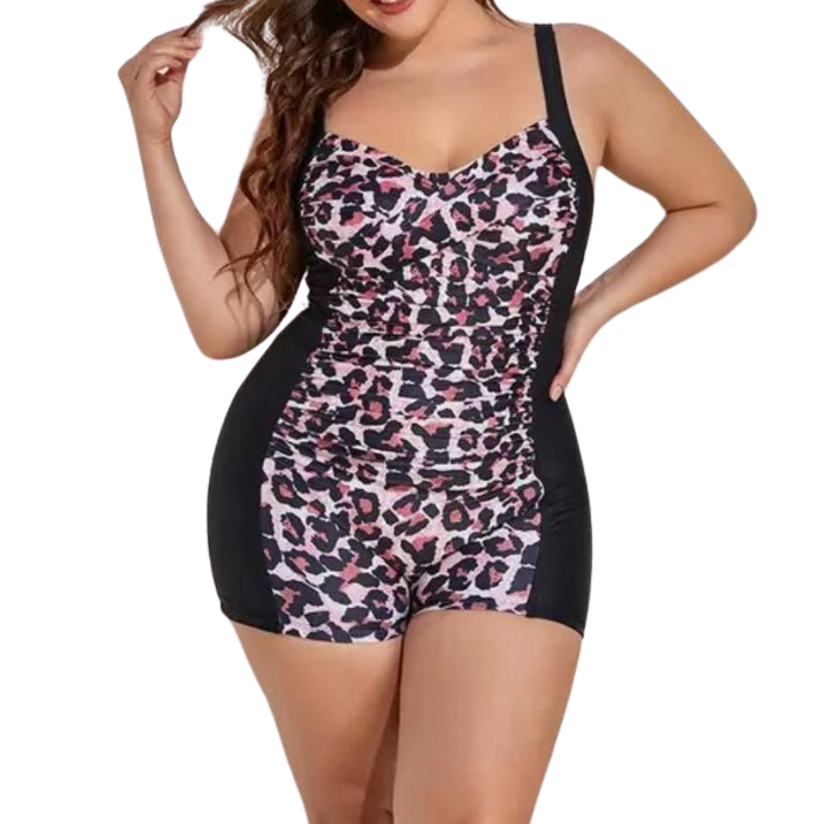 Traje de baño mujer pin up Basic short natación estampados 3