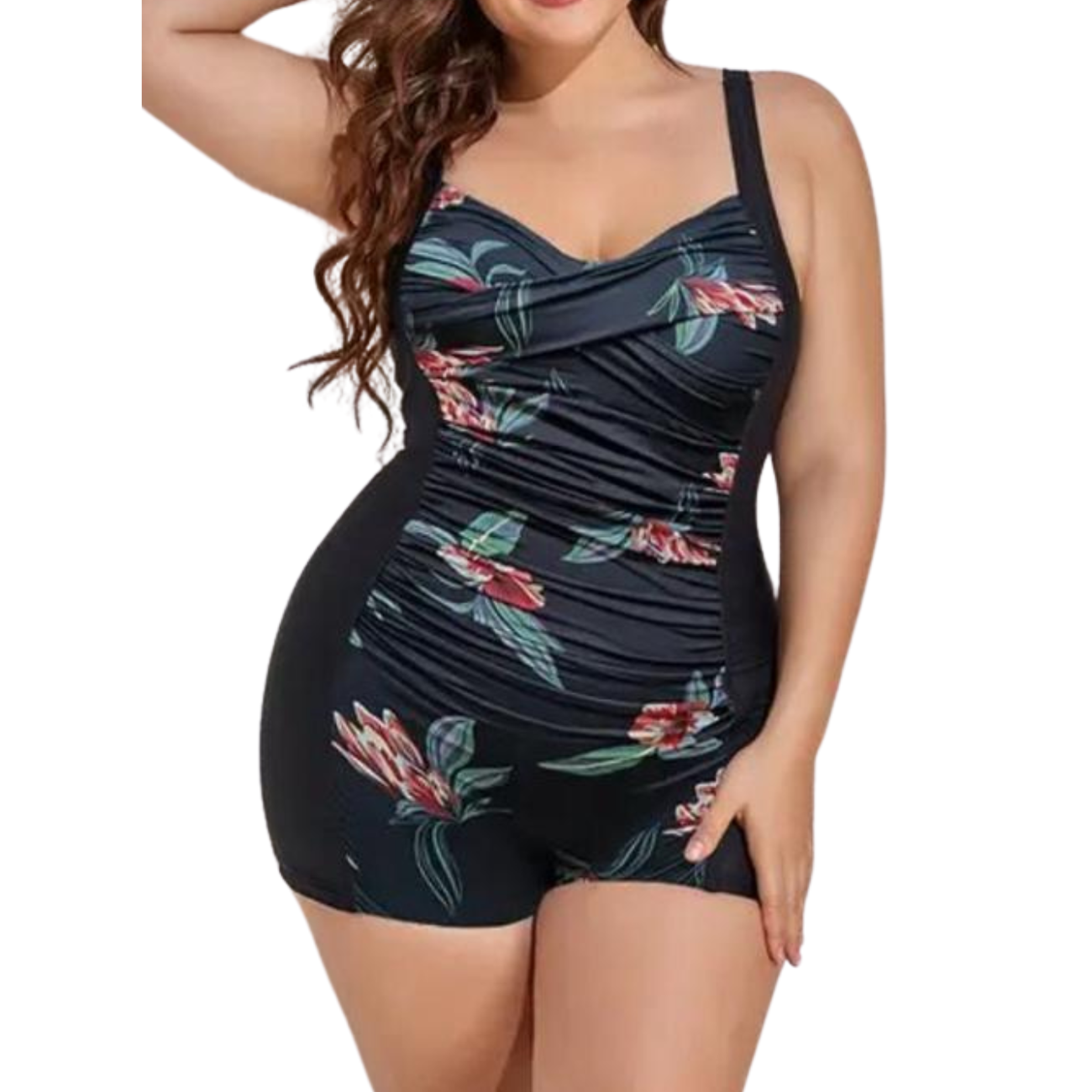 Traje de baño mujer pin up Basic short natación estampados 1