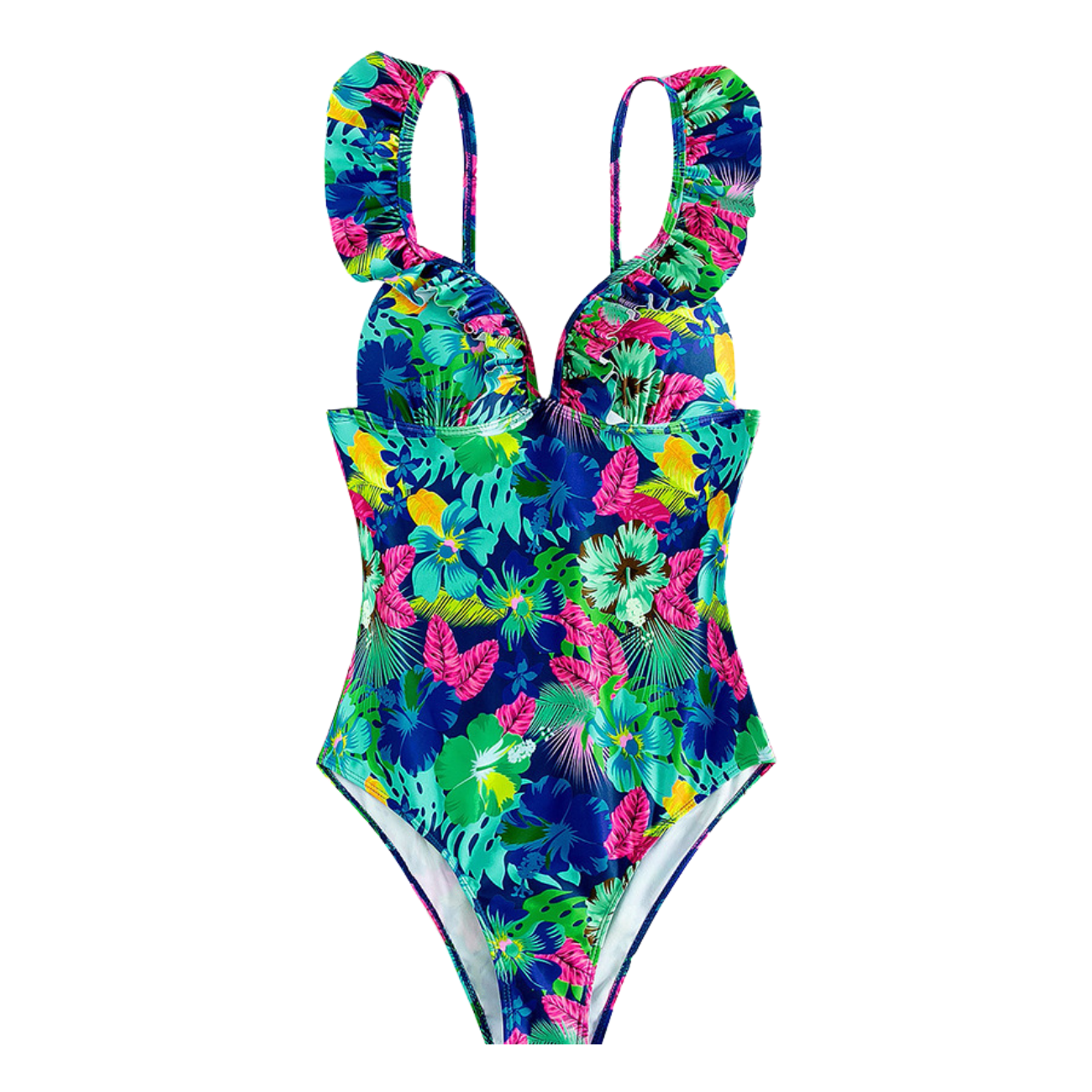 Traje de baño floral Colores 4