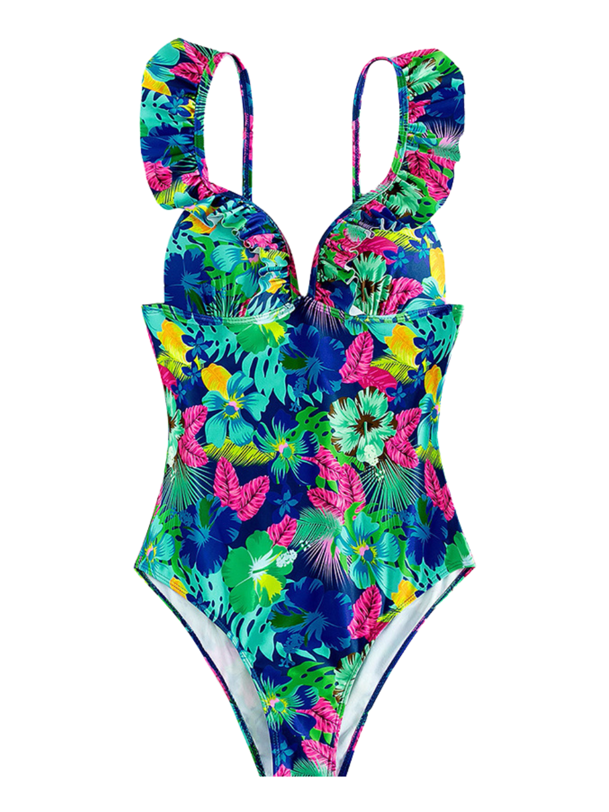 Traje de baño floral Colores 4