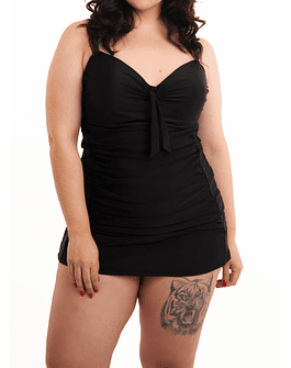 Traje de baño Vestido Plus size copa