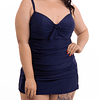 Traje de baño Vestido Plus size copa