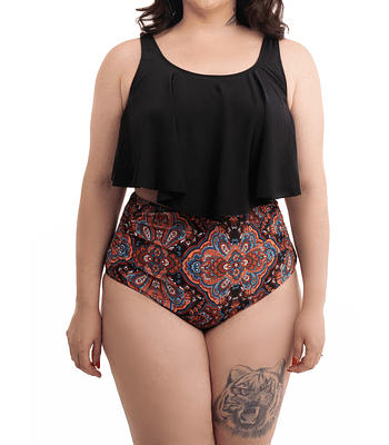 Bikini tiro alto Valhalla Black