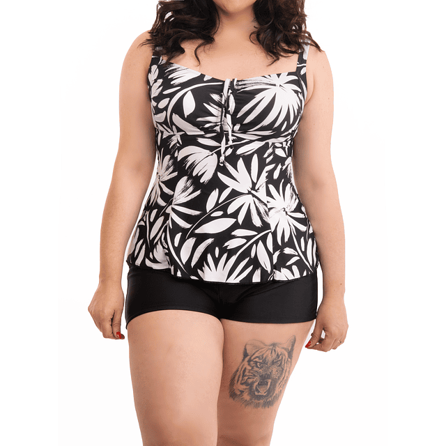 Tankini short mujer colores