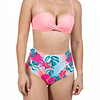 Bikini tiro alto tres piezas colores