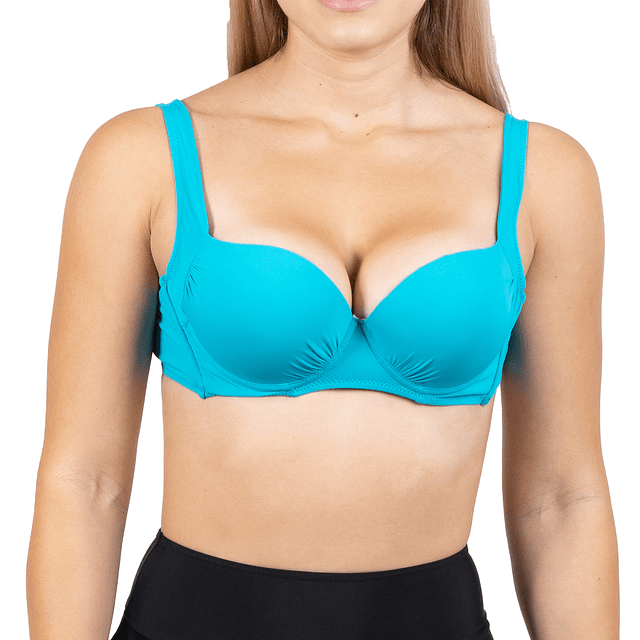 Parte sola Top copa push up colores