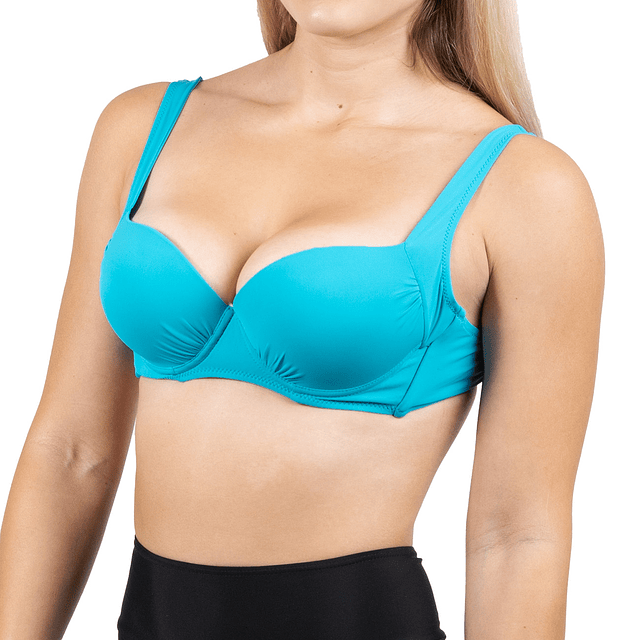 Parte sola Top copa push up colores