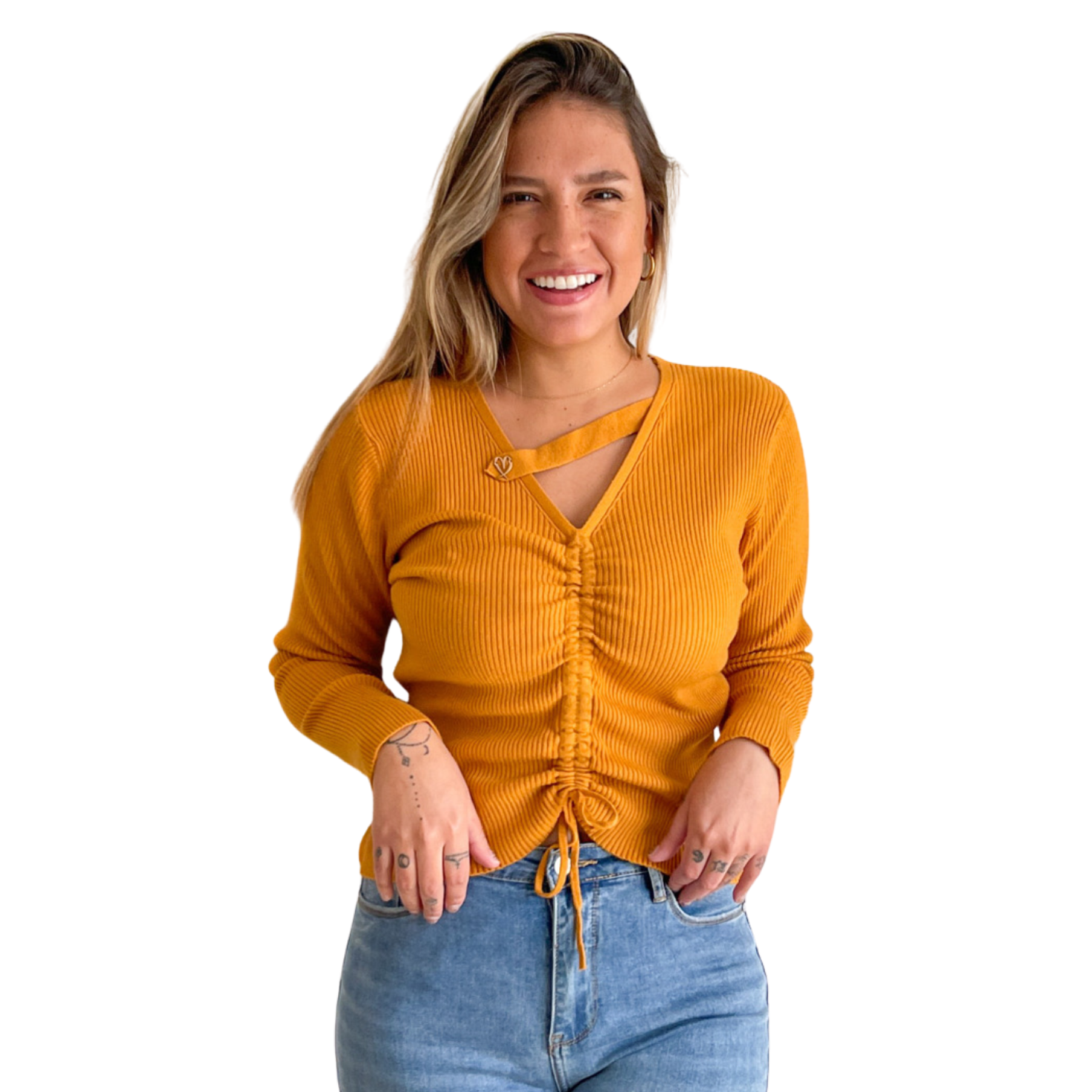 Sweater mujer básico Love 1