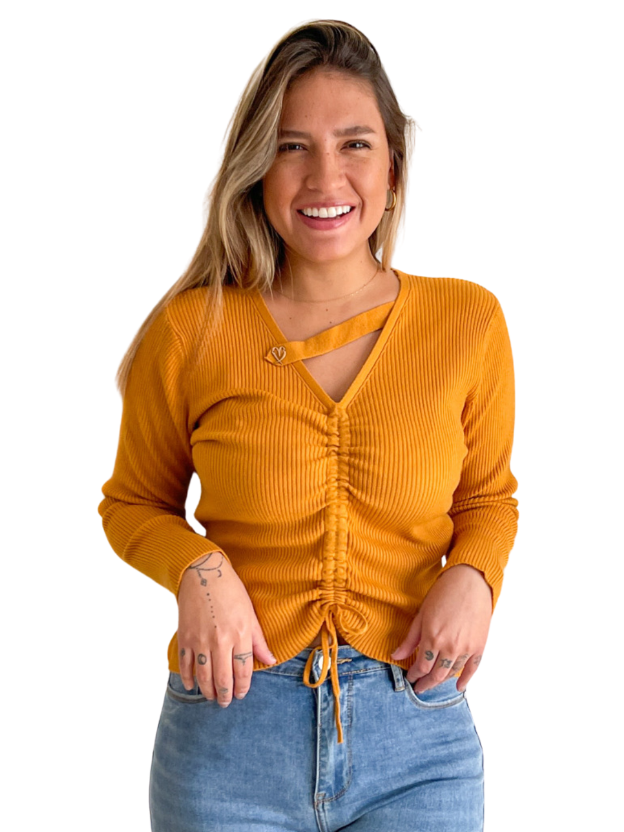 Sweater mujer básico Love 1