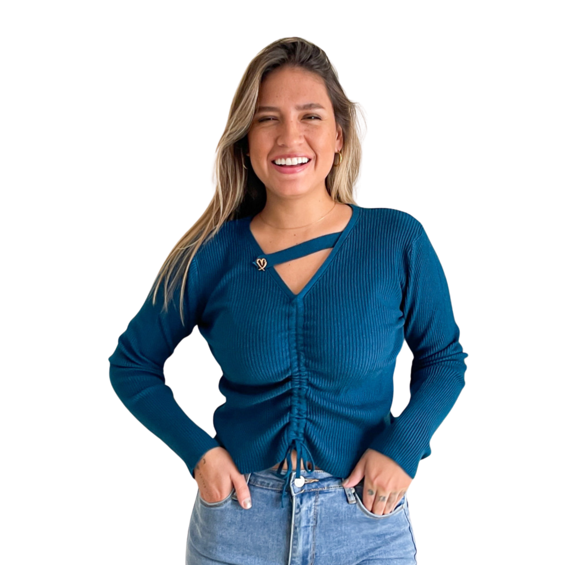 Sweater mujer básico Love 7