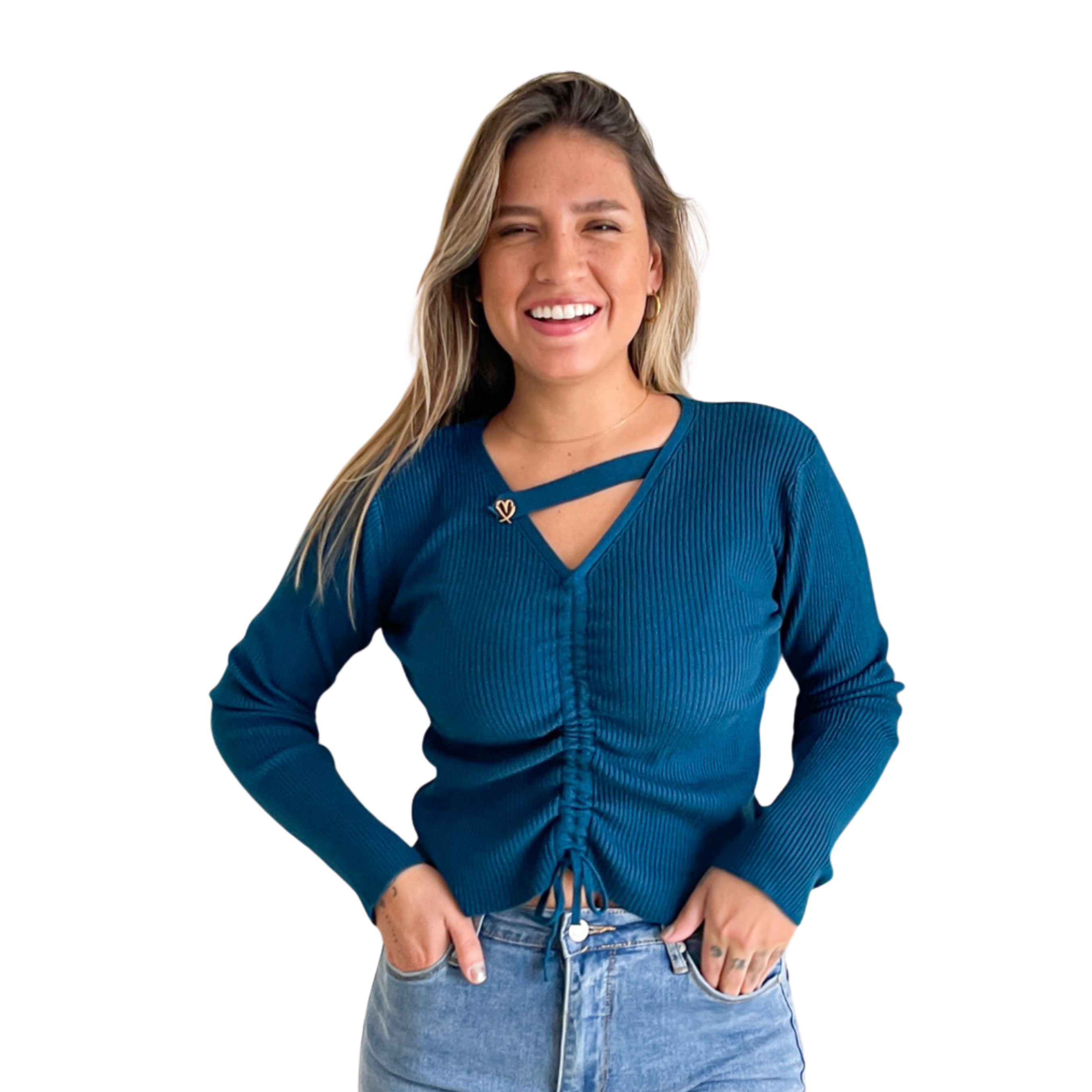 Sweater mujer básico Love 7