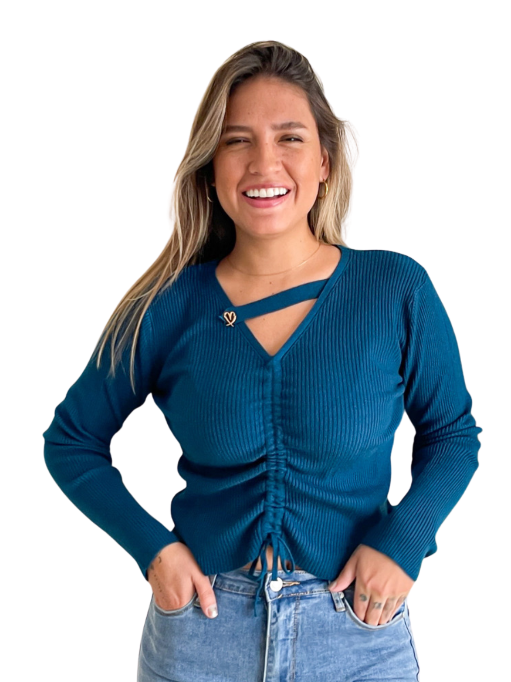 Sweater mujer básico Love 7