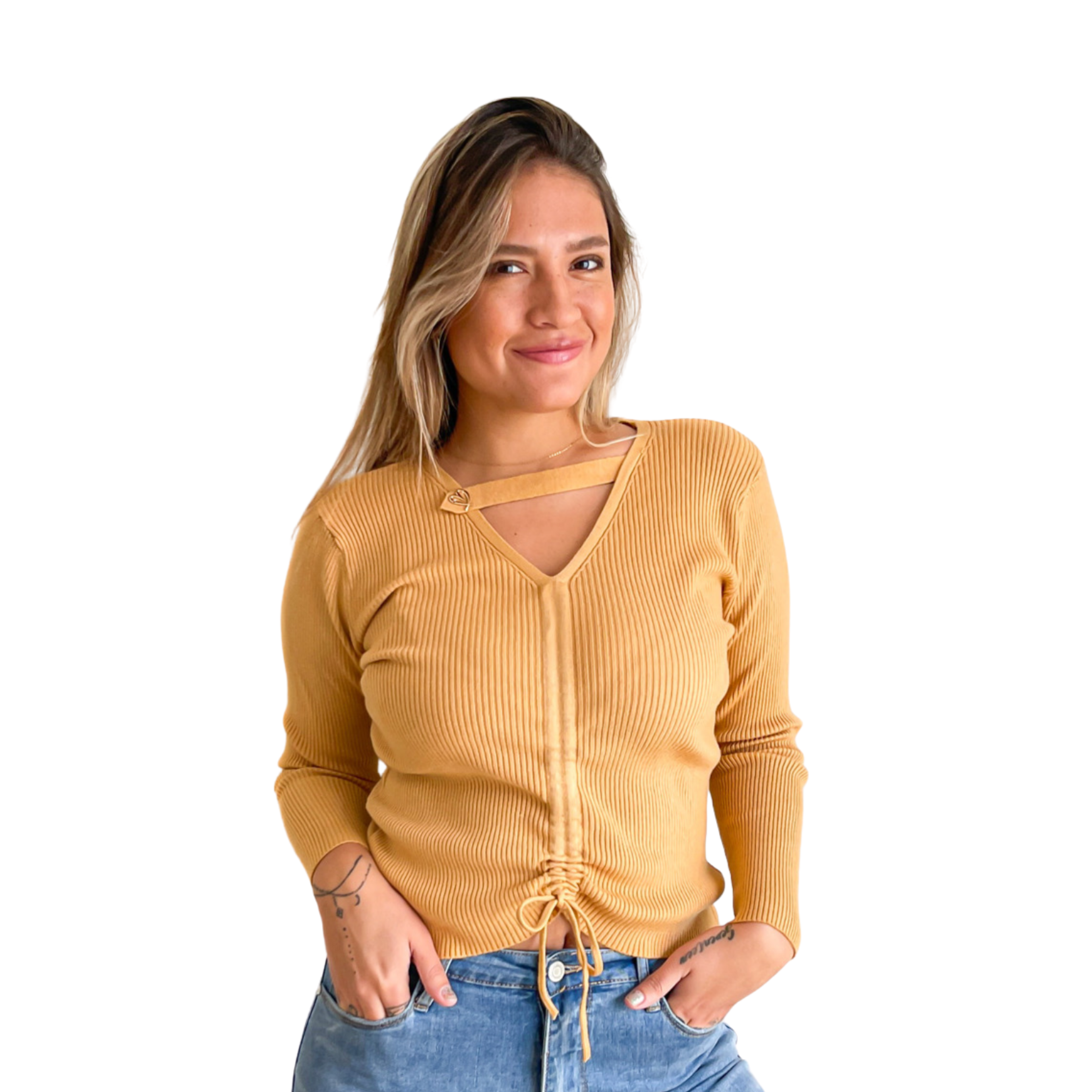 Sweater mujer básico Love 12