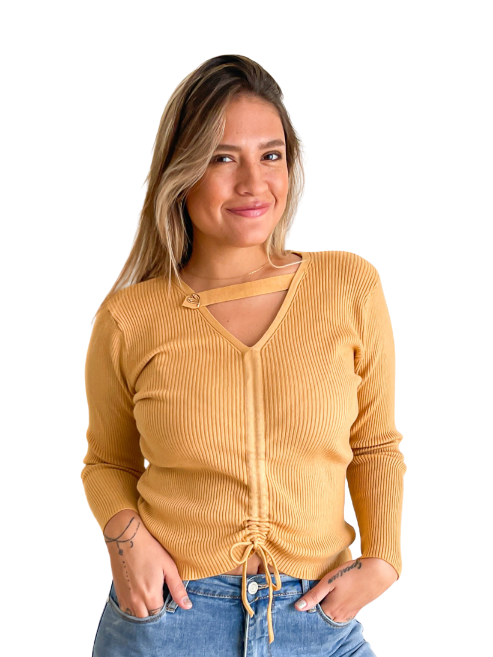 Sweater mujer básico Love 12