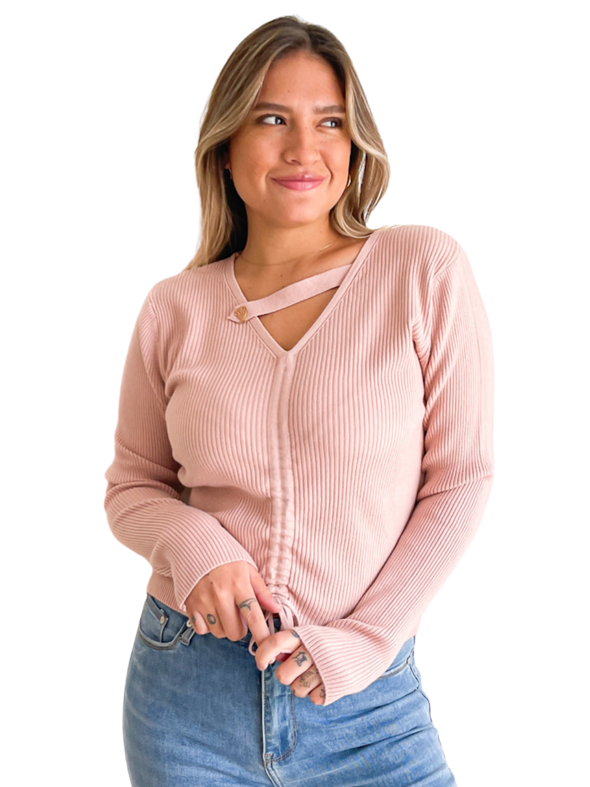 Sweater mujer básico Love 14