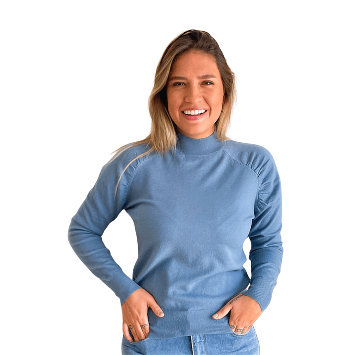 Sweater cuello medio Melisa colores 3