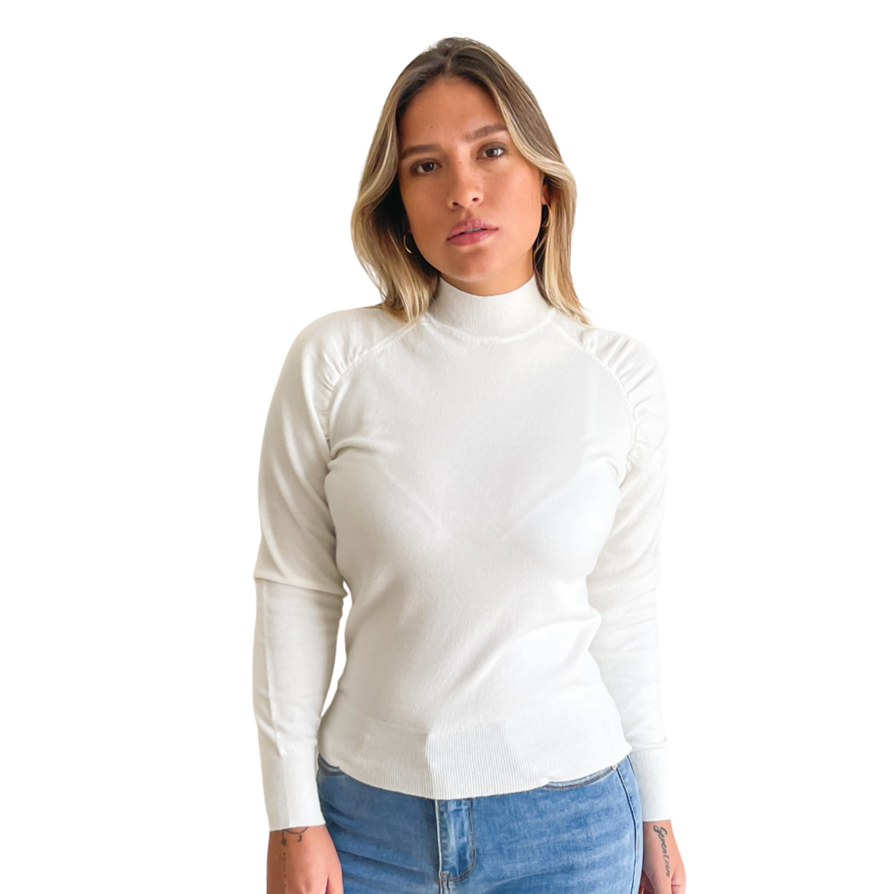 Sweater cuello medio Melisa colores 13