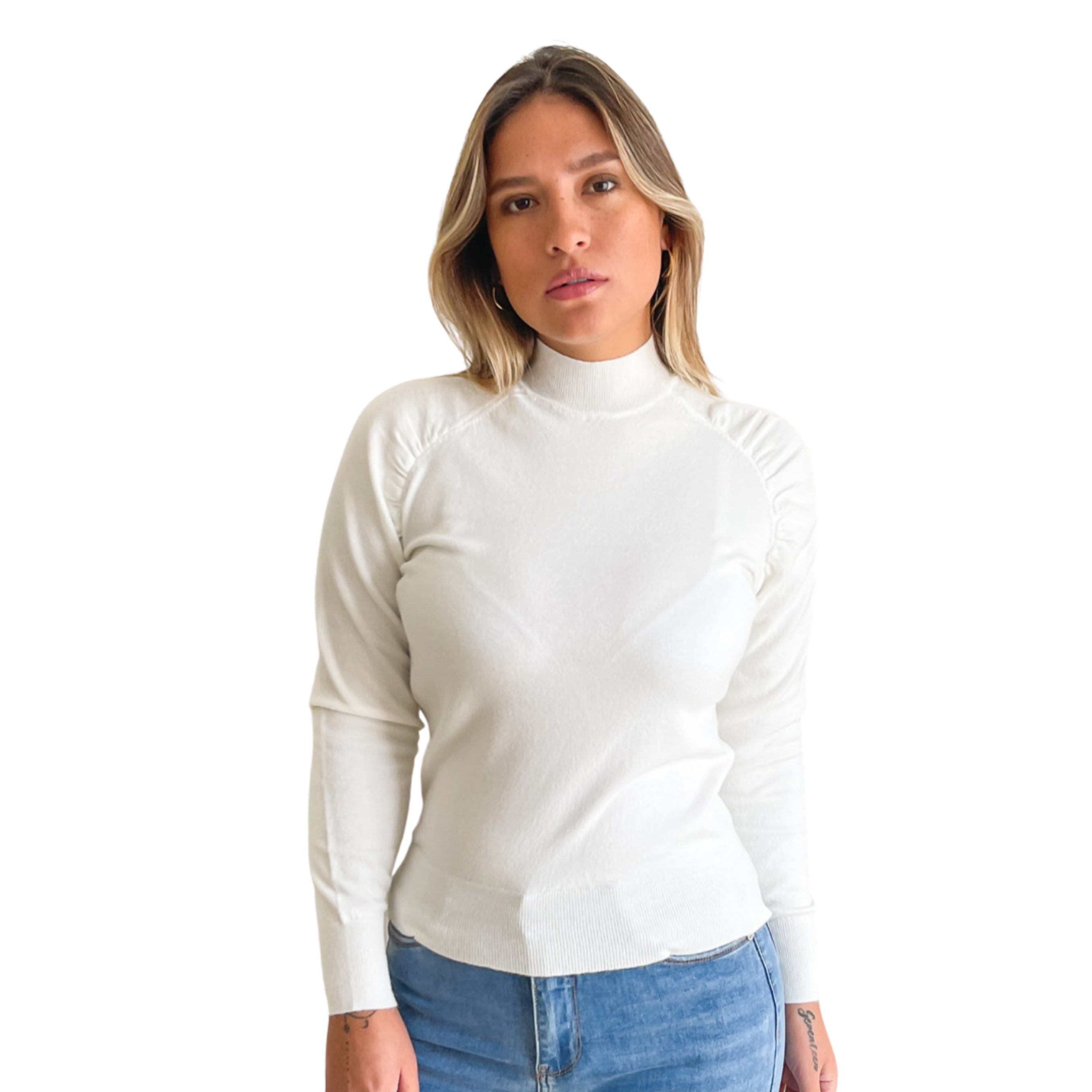 Sweater cuello medio Melisa colores 13