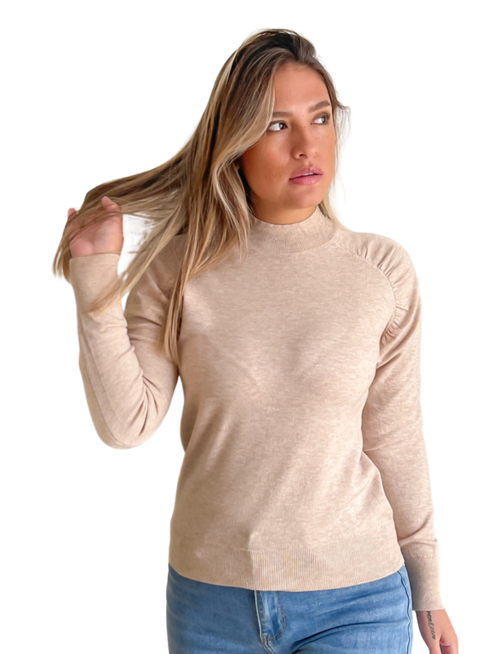 Sweater cuello medio Melisa colores 10