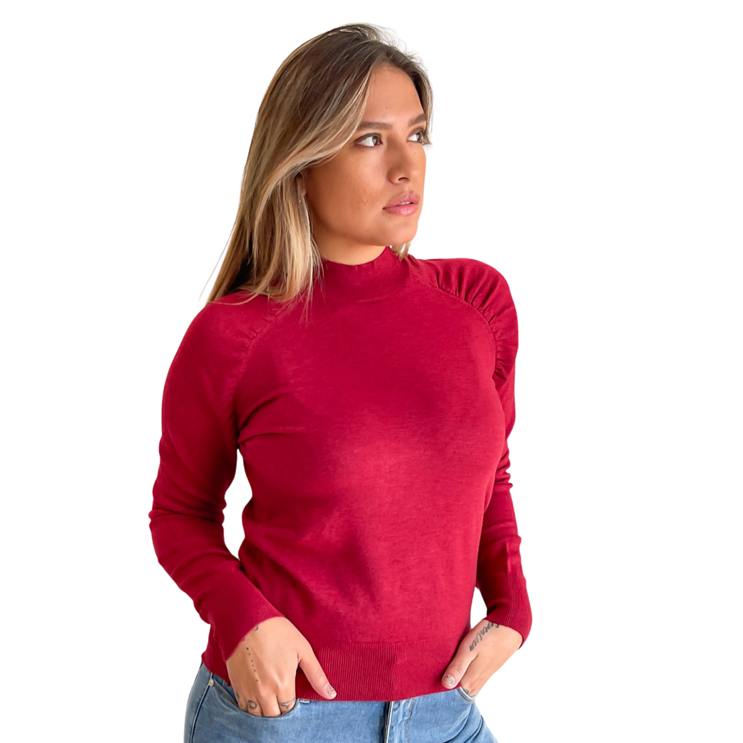 Sweater cuello medio Melisa colores 17