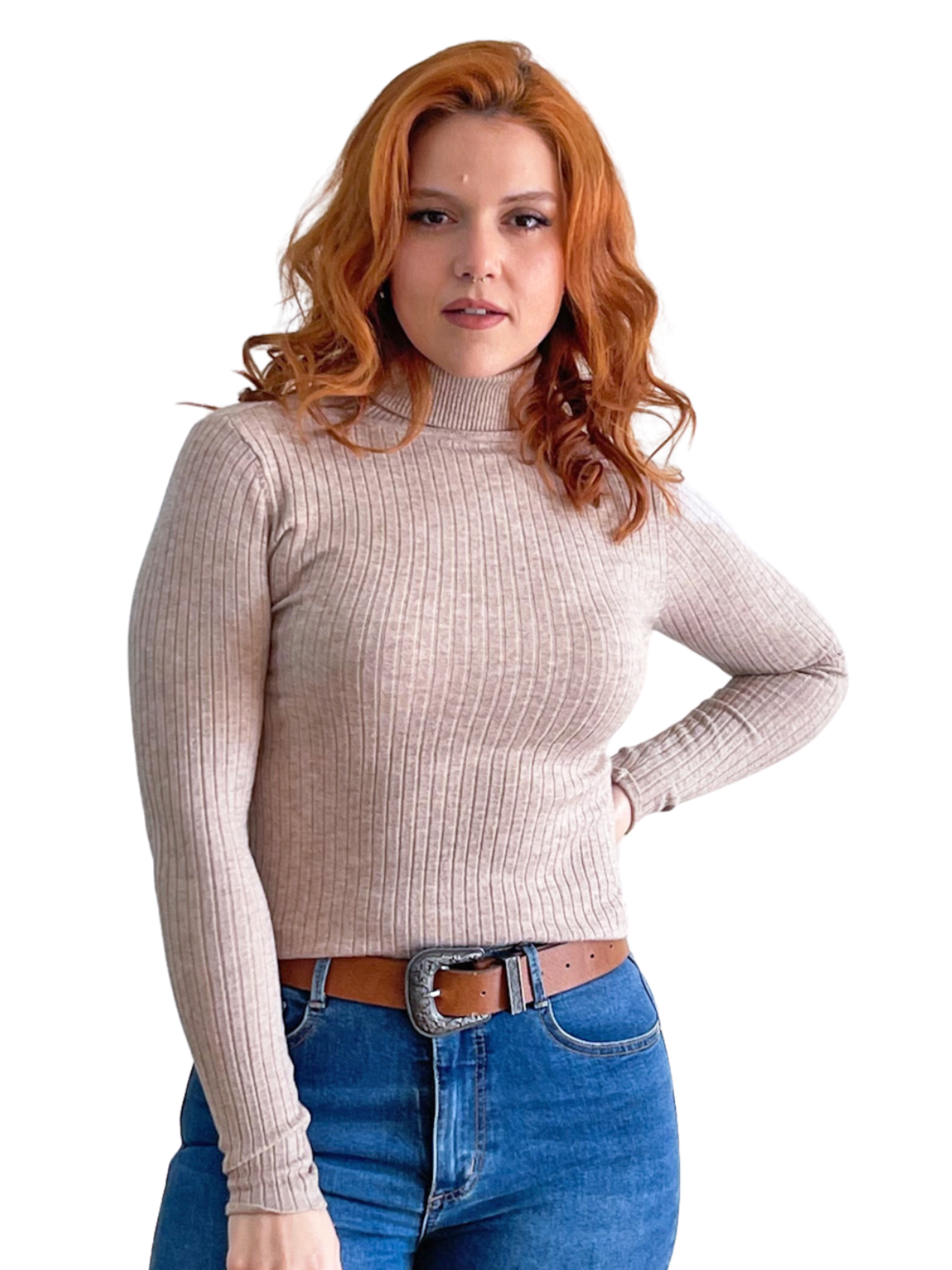 Sweater beatle básico mujer diseño Milán 1