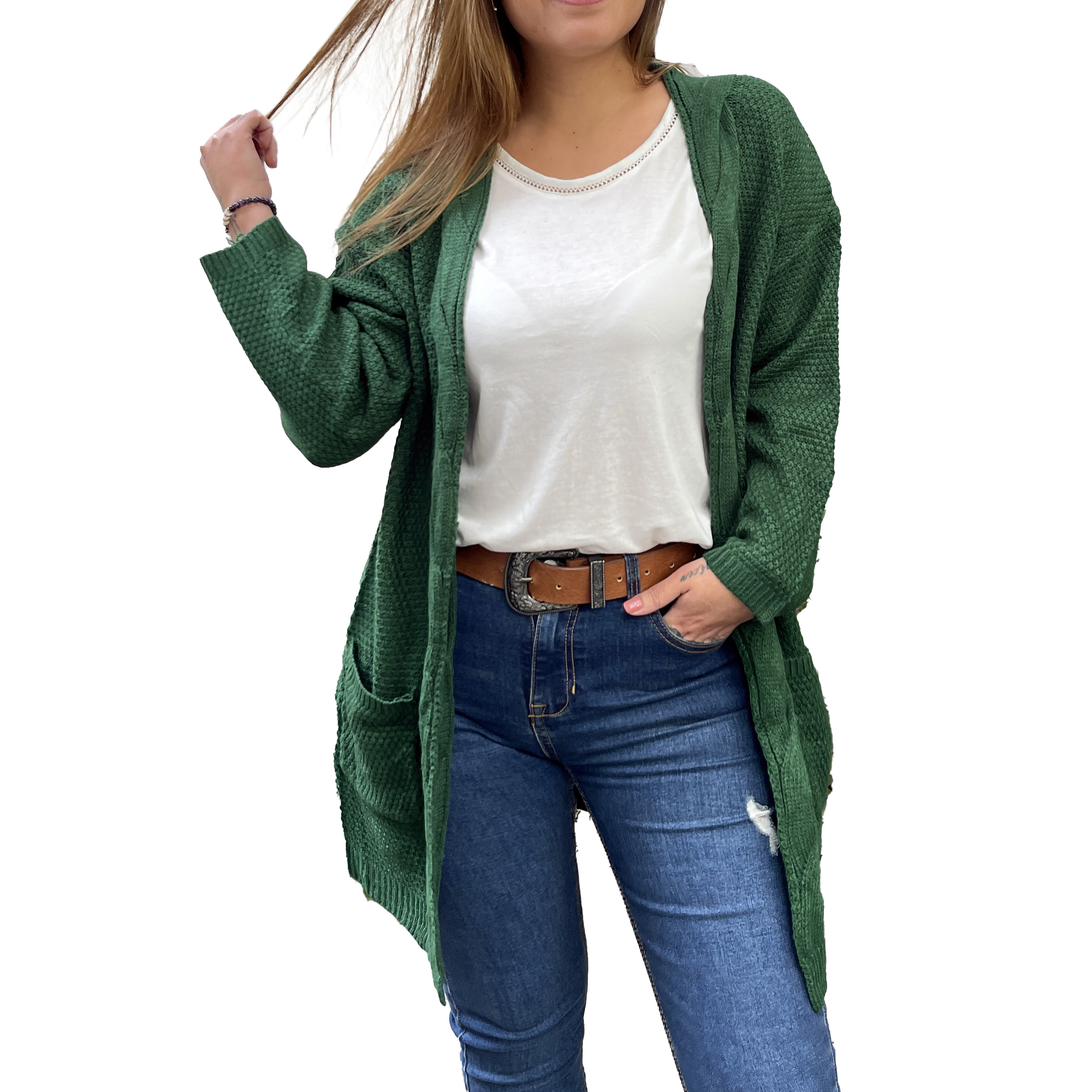 Cardigán invierno lana spandex Luna 5